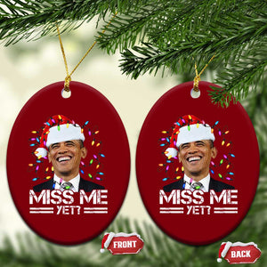 Funny Christmas Obama Ceramic Ornament Funny Santa Xmas Light TS10 Print Your Wear