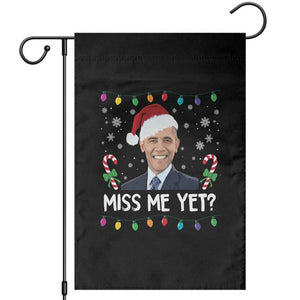 Funny Obama Ugly Xmas Garden Flag Funny Santa Xmas Light TS10 Black Print Your Wear