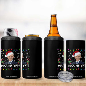 Funny Obama Ugly Xmas 4 in 1 Can Cooler Tumbler Funny Santa Xmas Light TS10 Print Your Wear