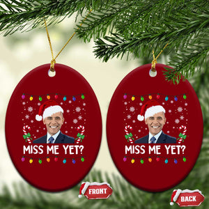 Funny Obama Ugly Xmas Ceramic Ornament Funny Santa Xmas Light TS10 Print Your Wear