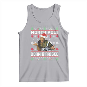 Funny Ugly Christmas Tank Top Fresh North Pole Born and Raised Prince - Print Your Wear