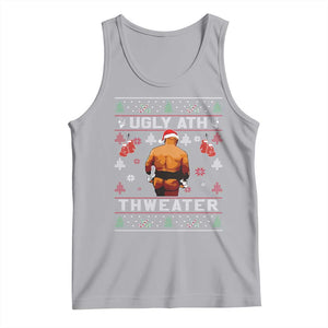 Funny Christmas Tank Top Merry Chrithmith Ugly Ath Thweater Tyson TS10 Athletic Heather Print Your Wear