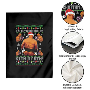 Merry Chrithmith Kith My Ath Funny Ugly Christmas Garden Flag TS10 Print Your Wear