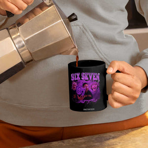 Funny Six Seven 6 7 Meme Coffee Mug The Mason 67 Kid Bootleg Gen Alpha Slang TS10 Print Your Wear