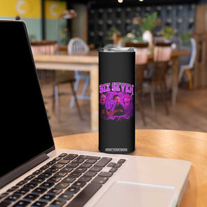 Funny Six Seven 6 7 Meme Skinny Tumbler The Mason 67 Kid Bootleg Gen Alpha Slang TS10 Print Your Wear