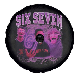 Funny Six Seven 6 7 Meme Spare Tire Cover The Mason 67 Kid Bootleg Gen Alpha Slang TS10 Print Your Wear