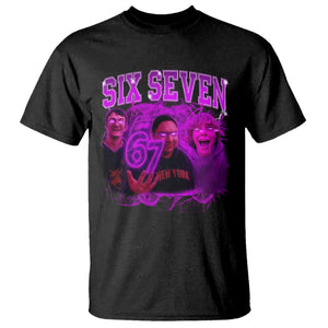 Funny Six Seven 6 7 Meme T Shirt The Mason 67 Kid Bootleg Gen Alpha Slang TS10 Black Print Your Wear