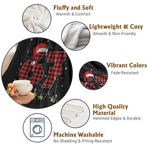 67 Christmas Throw Blanket Funny Six Seven 6 7 Meme Gen Alpha Slang TS10 Print Your Wear