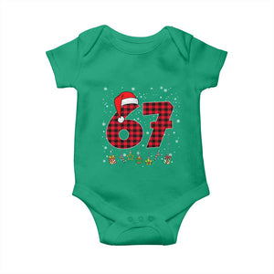 67 Christmas Baby Onesie Funny Six Seven 6 7 Meme Gen Alpha Slang TS10 Irish Green Print Your Wear