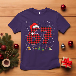 67 Christmas T Shirt Funny Six Seven 6 7 Meme Gen Alpha Slang TS10 Purple Print Your Wear