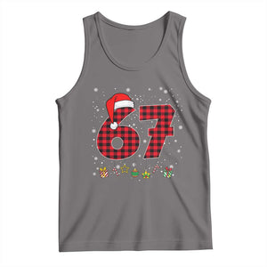 67 Christmas Tank Top Funny Six Seven 6 7 Meme Gen Alpha Slang TS10 Deep Heather Print Your Wear