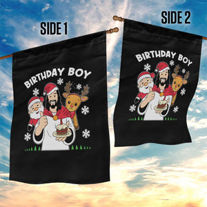 Birthday Boy Jesus Christmas Garden Flag Christian Xmas TS10 Print Your Wear