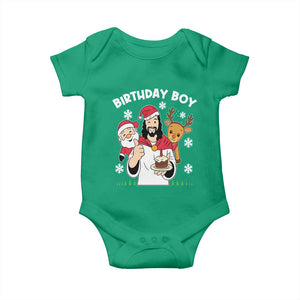 Birthday Boy Jesus Christmas Baby Onesie Christian Xmas TS10 Irish Green Print Your Wear