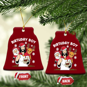 Birthday Boy Jesus Christmas Ceramic Ornament Christian Xmas TS10 Print Your Wear