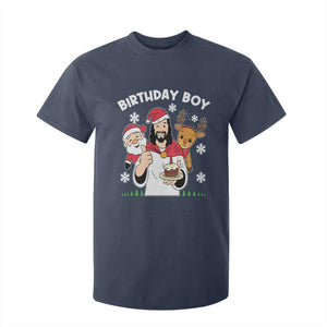Birthday Boy Jesus Christmas T Shirt For Kid Christian Xmas TS10 Navy Print Your Wear