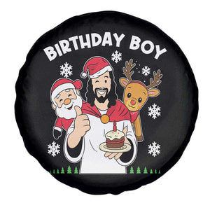 Birthday Boy Jesus Christmas Spare Tire Cover Christian Xmas TS10 Print Your Wear