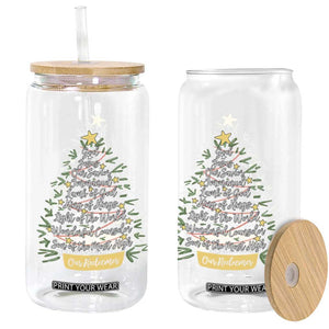 Christmas Christian Glass Can Jesus Names Tree Religious Faith TS10 Print Your Wear