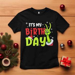 It's My Birthday Christmas T Shirt Funny Bday Xmas TS10 Black Print Your Wear