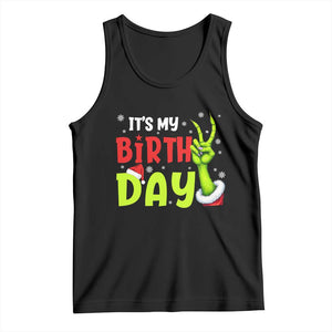 It's My Birthday Christmas Tank Top Funny Bday Xmas - Print Your Wear