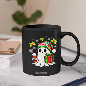 Ghost Santa Christmas Coffee Mug Holiday Xmas Halloween TS10 Print Your Wear
