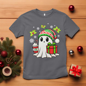 Ghost Santa Christmas T Shirt Holiday Xmas Halloween TS10 Charcoal Print Your Wear