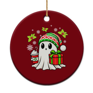 Ghost Santa Christmas Ceramic Ornament Holiday Xmas Halloween TS10 1pc Red Print Your Wear