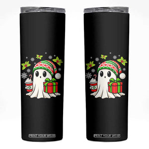 Ghost Santa Christmas Skinny Tumbler Holiday Xmas Halloween TS10 Black Print Your Wear