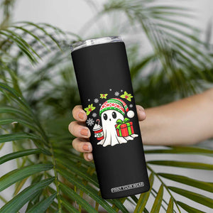Ghost Santa Christmas Skinny Tumbler Holiday Xmas Halloween TS10 Print Your Wear