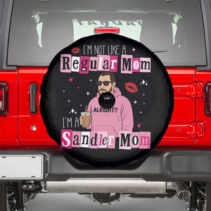 Not A Regular Mom I'm A Sandler Mom Spare Tire Cover Retro Movie Actor Adam Fan TS10 Black Print Your Wear