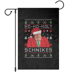 Funny Ugly Christmas Garden Flag Chris Holy Schnikes Farley TS10 Black Print Your Wear