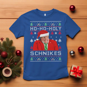 Funny Ugly Christmas T Shirt Chris Holy Schnikes Farley TS10 Royal Blue Print Your Wear