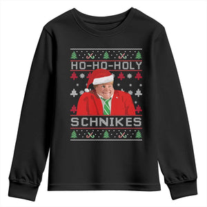 Funny Ugly Christmas Youth Sweatshirt Chris Holy Schnikes Farley TS10 Black Print Your Wear
