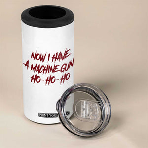 Now I Have A Machine Gun 4 in 1 Can Cooler Tumbler Funny Retro 90s Movie Jumper TS10 Print Your Wear