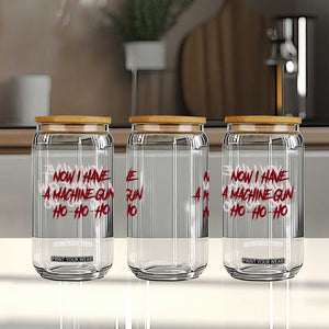 Now I Have A Machine Gun Glass Can Funny Retro 90s Movie Jumper TS10 Print Your Wear