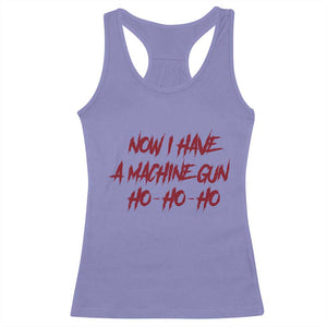 Now I Have A Machine Gun Racerback Tank Top Funny Retro 90s Movie Jumper TS10 Violet Print Your Wear