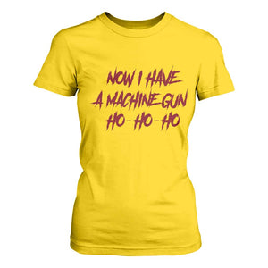 Now I Have A Machine Gun T Shirt For Women Funny Retro 90s Movie Jumper TS10 Daisy Print Your Wear
