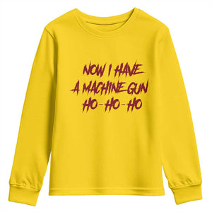 Now I Have A Machine Gun Youth Sweatshirt Funny Retro 90s Movie Jumper TS10 Daisy Print Your Wear