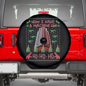 Now I Have A Machine Gun Spare Tire Cover Nakatomi Plaza Christmas Party 1988 Ugly Xmas Gift TS10 Black Print Your Wear