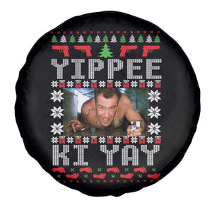 Yippee Ki Yay Spare Tire Cover Funny 80's Movie Xmas Gift Ugly Christmas TS10 Print Your Wear