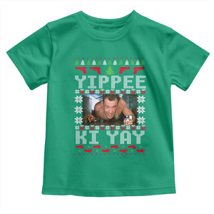 Yippee Ki Yay Toddler T Shirt Funny 80's Movie Xmas Gift Ugly Christmas TS10 Irish Green Print Your Wear