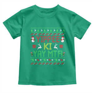 Yippee Ki Yay Toddler T Shirt 80's Movie Xmas Gift Ugly Christmas TS10 Irish Green Print Your Wear