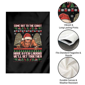 Nakatomi Plaza Party 1988 Garden Flag Come Out To The Coast Mcclane Ugly Xmas TS10 Print Your Wear