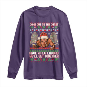 Nakatomi Plaza Party 1988 Long Sleeve Shirt Come Out To The Coast Mcclane Ugly Xmas TS10 Purple Print Your Wear