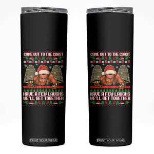 Nakatomi Plaza Party 1988 Skinny Tumbler Come Out To The Coast Mcclane Ugly Xmas TS10 Black Print Your Wear