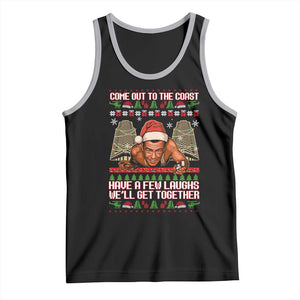 Nakatomi Plaza Party 1988 Tank Top Come Out To The Coast Mcclane Ugly Xmas TS10 Black Athletic Heather Print Your Wear