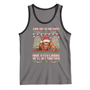 Nakatomi Plaza Party 1988 Tank Top Come Out To The Coast Mcclane Ugly Xmas TS10 Deep Heather Black Print Your Wear