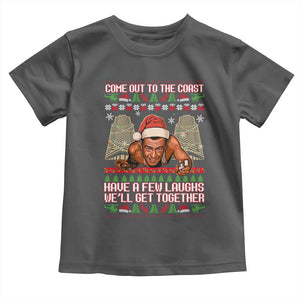 Nakatomi Plaza Party 1988 Toddler T Shirt Come Out To The Coast Mcclane Ugly Xmas TS10 Dark Heather Print Your Wear