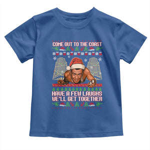 Nakatomi Plaza Party 1988 Toddler T Shirt Come Out To The Coast Mcclane Ugly Xmas TS10 Royal Blue Print Your Wear