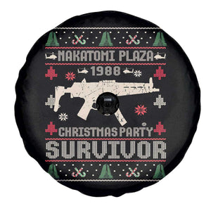 Nakatomi Plaza Christmas Party Spare Tire Cover Funny 80's Die Movie 1988 Ugly Christmas TS10 Print Your Wear