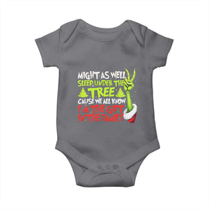 Funny Christmas Baby Onesie I'm The Gift Kids Pajamas Girls Boys TS10 Charcoal Print Your Wear